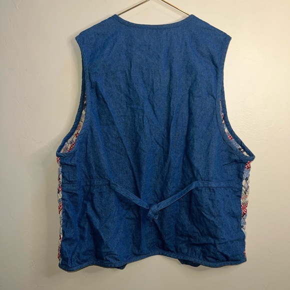 VJ Woman Blue Denim Vest - Picture 4 of 4